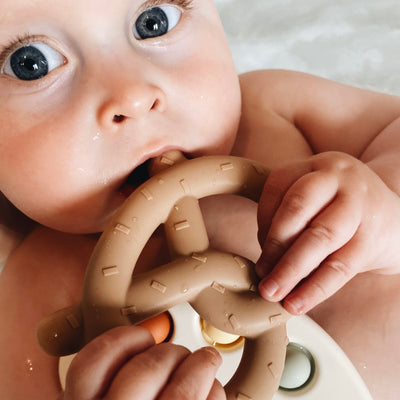 Teether pretzel