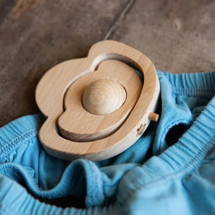 KMR Childwood - Wooden rattle Poppy