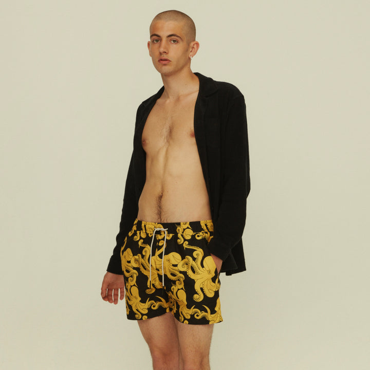 Swimshorts Black octo adults