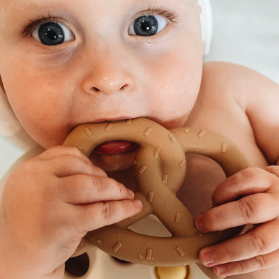 Teether pretzel