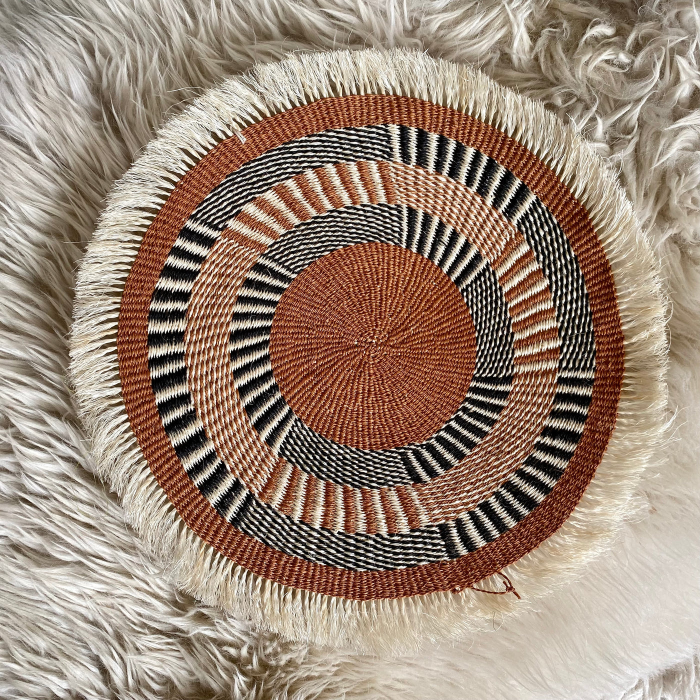 Fringed wall hanging large - multiple colours