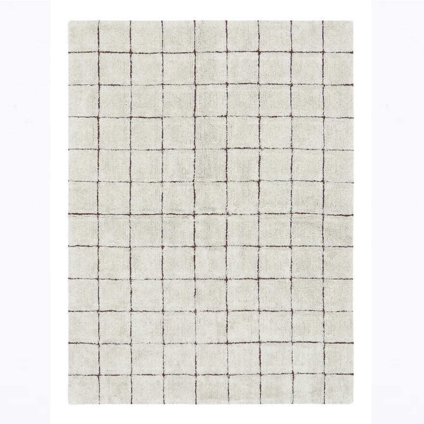 Katoenen wasbaar tapijt Mozaïek S / 120x160cm