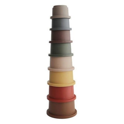 Stacking cups (set of 8) - multiple colours