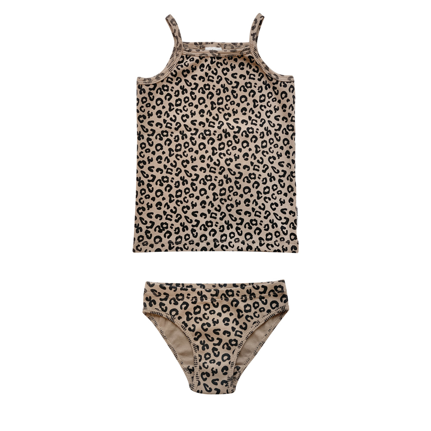 Maed for mini - Brown leopard undies girls / 2y & 3y